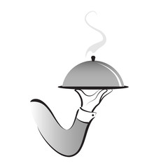 Hand Holding Platter