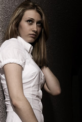 Portrait of a young girl