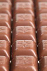 Milk chocolate pralines