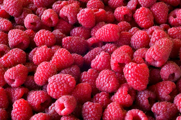 Delicious first class fresh raspberries