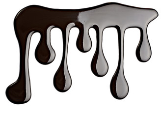 chocolate syrup leaking stream sweet food