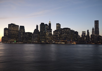 Fototapeta na wymiar The New York City skyline