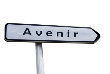 Panneau directionnel - Avenir
