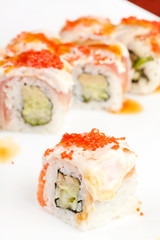 sushi on the plate