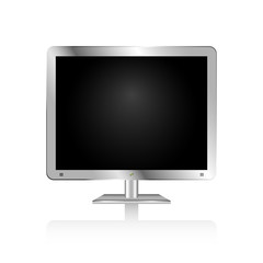 Silver LCD TV