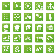 Vector Icons Renewable Energy