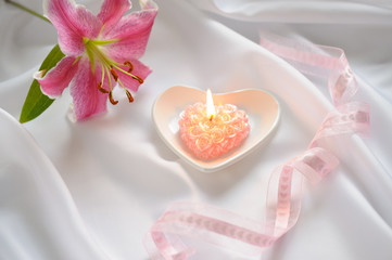 valentine candle