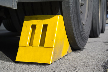 Wheels of truck