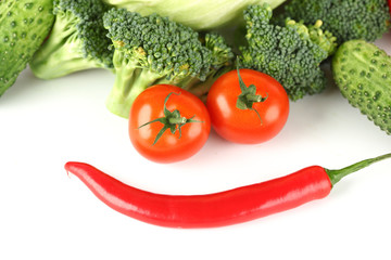 vegetable smile