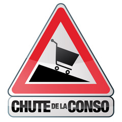 chute de la consommation