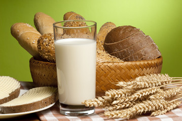 still-life with milk