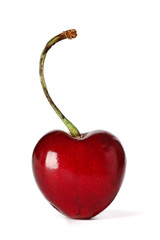 Heart shaped cherry