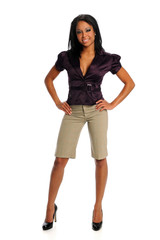 Fototapeta premium Young Businesswoman Posing