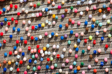 Easter eggs background