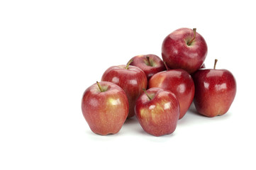 stack of red apples