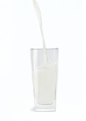 Pouring milk
