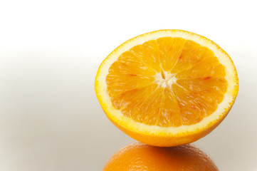 Fresh Orange Closeup