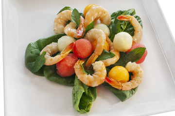 Shrimp and Melon Salad