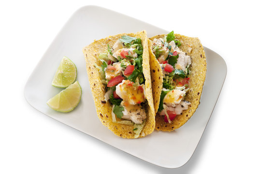 Seafood Tacos - Isolated