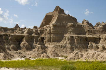 Badlands in South Dakota