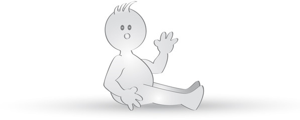 Grafix SITZ DUMM RUM UND WINKT WIE EIN DEPP