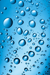 blue water drops background