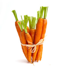 carrots tied with a bow