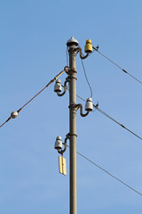 Obraz premium Telefonleitung