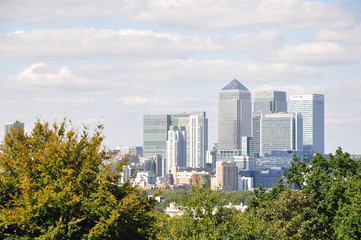 Obraz premium Greenwich-Park view on London - London Aug. 2010