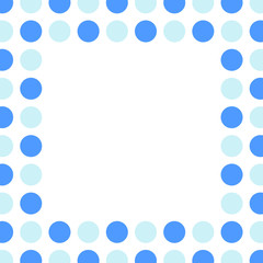 水玉のフレーム