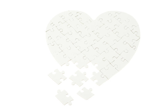 heart from puzzle