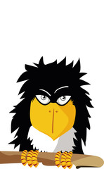 птица ворона