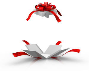 Open gift box