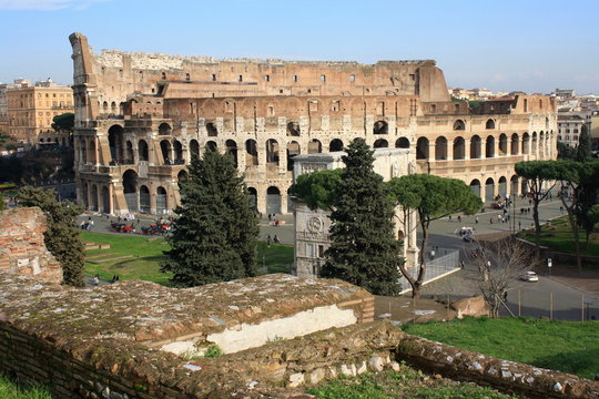 Flavian Amphitheatre in Rome