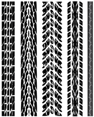 Print various automobile tyres