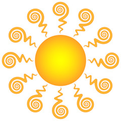 ornamental sun symbol