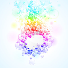 rainbow bubbles