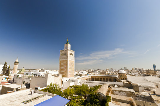 Panoramic views of the city, Tunisia