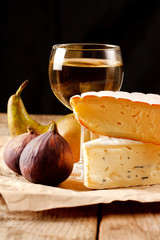 wine and cheese