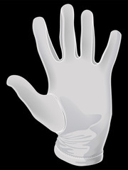 white apm glove