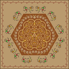 Folk, Tribal Designs, Motif, Wall Painting