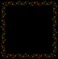 Background with beautiful buds of roses