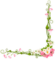 Background with beautiful bouquet from flowers