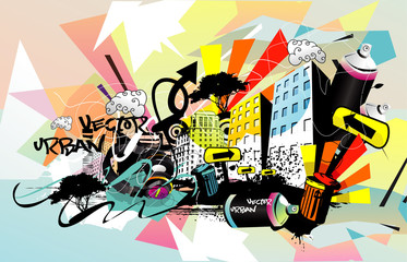 urban city vector illustration © chispas