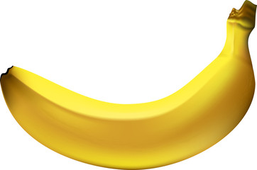 Sweet yellow banana