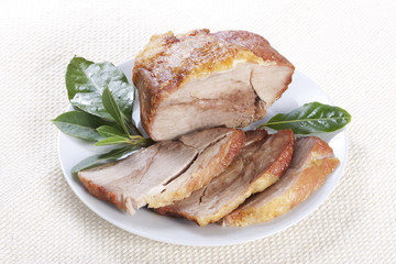 Roasted pork