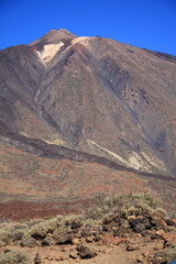 Teide a volcanic mountain in the Canary Islands on Tenerife