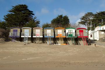 Municipal beach huts.