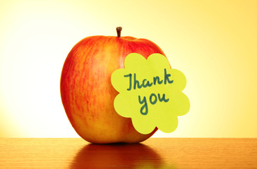 Apple with 