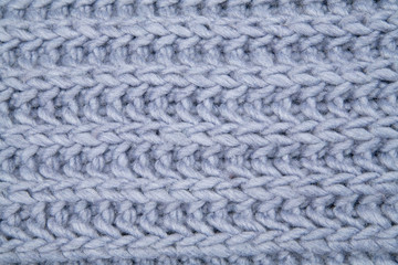 texture of a knitted material from wool